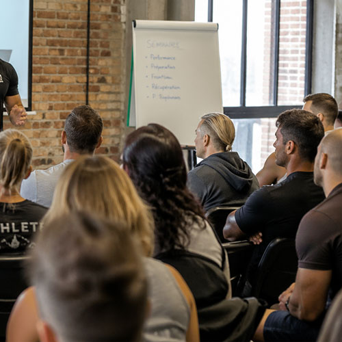 Module sportif en séminaire d'entreprise